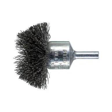 PFERD 82929 2" Circular Mounted End Brush .010 CS Wire, 1/4" Shank (10pk)