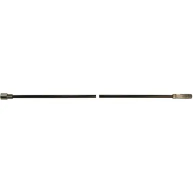 PFERD 89648 5‘ Galvanized Flue Brush Handle 1/4" x 2-1/2" Pipe Nipple Coupling