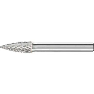 PFERD 25143 Carbide Bur, 14 degree Taper, DIA Cut 5/16" x 7/8" x 1/4" Shank