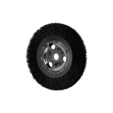 PFERD 81442 4" Bench Wheel - Std.Face .008 CS Wire, 1/2-3/8" A.H. (2pk)