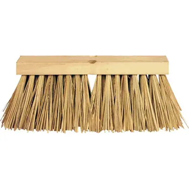 PFERD 89308 24" Coarse Contractor Sweep Floor Brush Brown Poly Fill, 3" Trim