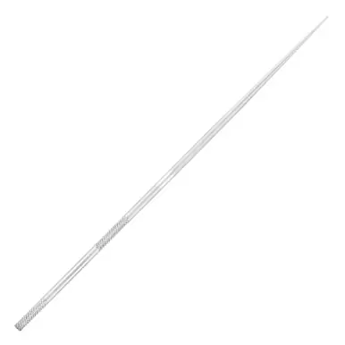 PFERD 12078 5-1/2" Round Needle File Knurled Handle, Cut 4 (12pk)