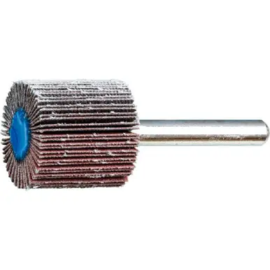 PFERD 45189 1" x 1" Mounted Flap Wheel 1/4" Shank - Aluminum Oxide - 320 Grit (10pk)