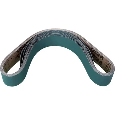 PFERD 49832 - 2-1/2" x 60" Coated Benchstand Belt Zirconia - 80 Grit (10pk)
