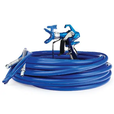 GRACO 17Y048 - Contractor PC Airless Spray Gun, RACX 517, BlueMax II Airless Hose 3/8" x 50‘,