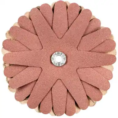 PFERD 44037 3-1/2" POLISTAR-TUBE A/0 180 Grit 5mm Bore, 8 Star Layers (10pk)