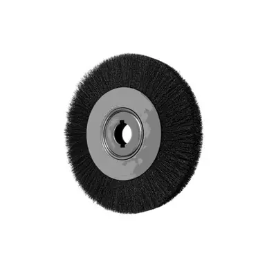 PFERD 81261 15" Crimped Wire Wheel - Wide Face .012 CS Wire, 2" Keyed A.H.