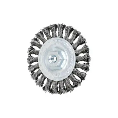 PFERD 82170 4" Full Cable Mini Knot Wheel .020 CS Wire, 3/8-24 Thread (10pk)