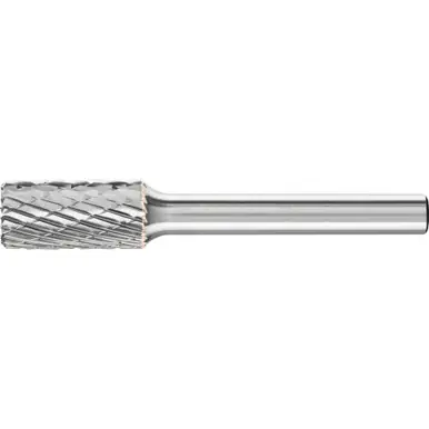 PFERD 22182 TOUGH Carbide Bur, Cylind. End Cut, DBL Cut 3R, 3/8" x 3/4" x 1/4" Shank