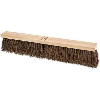 PFERD 89304 24" Coarse Sweep Contractor Floor Brush Brown Palmyra Fill, 4" Trim