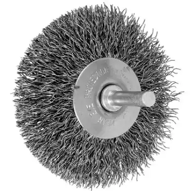 PFERD 82863 3" Mtd Flared Cup Brush .014 CS Wire, 1/4" Shank (10pk)