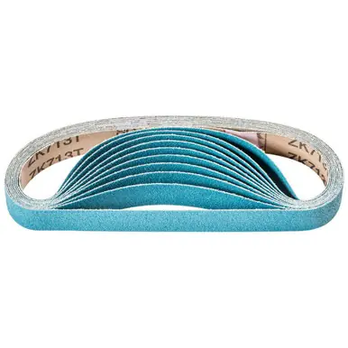 PFERD 49744 - 3/4" x 18" Coated File Belt Zirconia - 80 Grit (50pk)