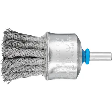PFERD 83184 1" Knot Wire End Brush Coated Flared Cup .014 SS Wire 1/4" Shank (10pk)