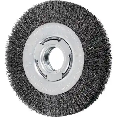 PFERD 81116 6" Crimped Wire Wheel - Medium Face .014 CS Wire, 2" A.H.