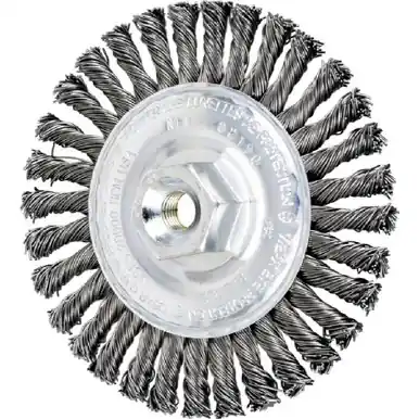 PFERD 82190 4" Stringer Bead Wheel .020 CS Wire, M10x1.25 Thread (10pk)