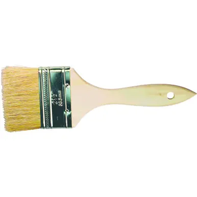 PFERD 89699 2-1/2" Chip Brush, White Bristle 1-3/4" Trim, Wood Handle (24pk)