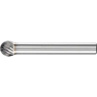 PFERD 24551 Carbide Bur - Ball Shape, SGL Cut 5/16" x 1/4" x 1/4" Shank - SD-2