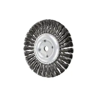 PFERD 81694 7" Standard Twist Knot Wheel .014 CS Wire, 5/8" A.H. (2pk)