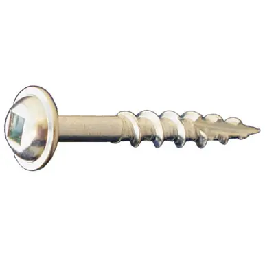 Daggerz DLRWSQZ08034 - 8 x 3/4" Square Round Washer Head Type 17 Coarse Wood Screws Zinc 10000ct