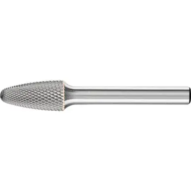 PFERD 27532 Carbide Bur - Tree Shape, MICRO Cut 3/8" x 3/4" x 1/4" Shank - SF-3