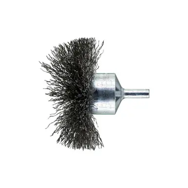 PFERD 82933 3" Circular Mounted End Brush .014 CS Wire, 1/4" Shank (10pk)