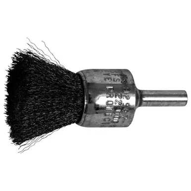PFERD 82967 3/4" Crimped Wire End Brush .006 CS Wire, 1/4" Shank (10pk)