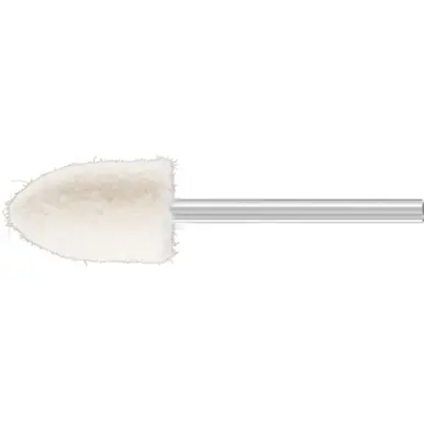 PFERD 48573 Felt Point Conical Pointed - 1/2" x 3/4" 1/8" Shank, Medium Grade (10pk)