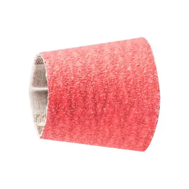 PFERD 41395 1-1/8" to 7/8" Tapered Spiral Band 1-3/16" Length, Ceramic Oxide CO-COOL, 120 Grit (100pk)