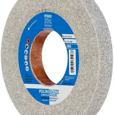 PFERD 48213 8" x 1" Convolute Wheel 3" A.H. - A/O Coarse (MH) 8AM