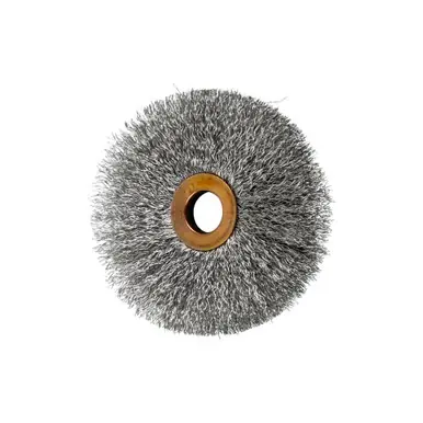 PFERD 81587 3" Tube Center Wire Wheel .008 SS Wire, 1/2" A.H. (10pk)