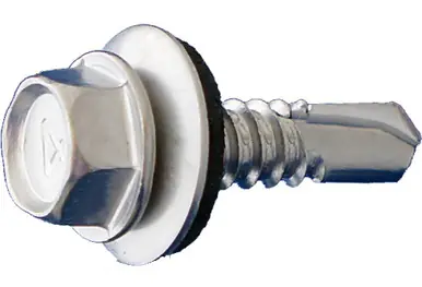 Daggerz NEOSDSS14112 - 14 x 1-1/2" Hex Washer Head Self-Drill Screws w/Bonded Washer 410SS 1500ct