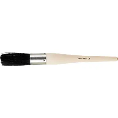 PFERD 89667 1-1/8" Round Sash Tool Pure Black Bristle, 2-1/2" Trim (12pk)