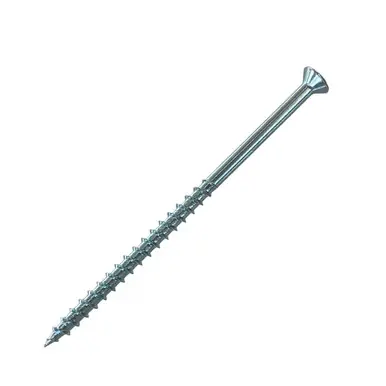 Daggerz DLFLSQZ1040 - 10 x 4" Dagger-Lok Square Flat w/Nibs Coarse Wood Screws Zinc 1000ct