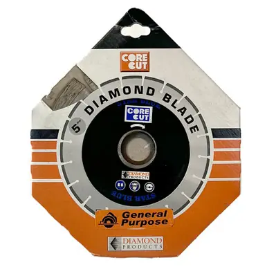 Diamond Products 70461 Diamond Products 5" X .080X7/8" Star Blue Electric Blade
