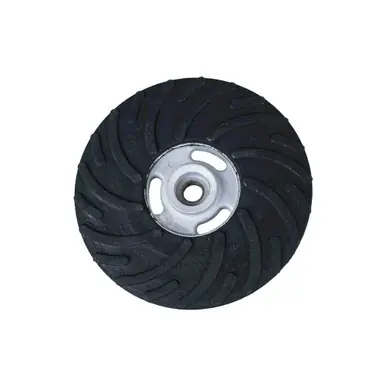 PFERD 69705 7" Ribbed Fiber Disc Backing Pad 5/8-11 Nut - Flexible Density