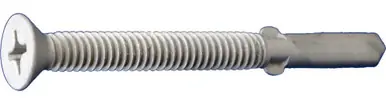 Daggerz SD4CTWWM143104 - 1/4-20 x 3-1/4" Phillips Flat Head Self-Drilling Screws for ACQ, 900ct