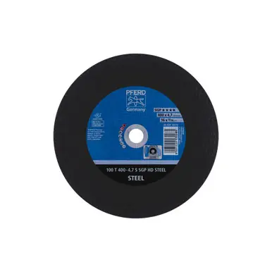 PFERD 66013 16" x 5/32" Stationary Wheel, 1" AH A-SG Heavy Duty - High Speed (10pk)