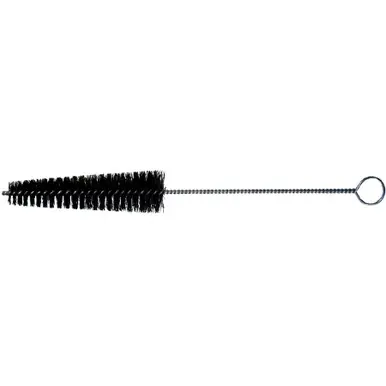 PFERD 89586 1-1/4" Dia. Tapered Face Tube Brush Black Horsehair Fill, 5" Brush Part