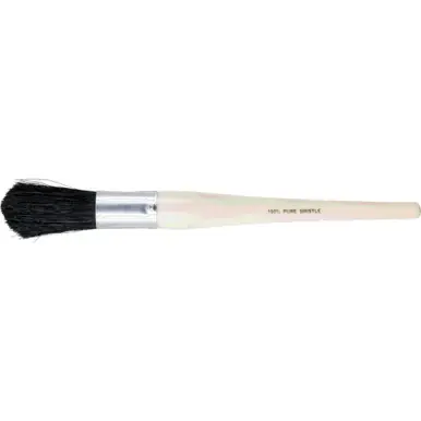 PFERD 89666 1" Round Sash Brush Pure Black Bristle, 2-1/8" Trim (12pk)