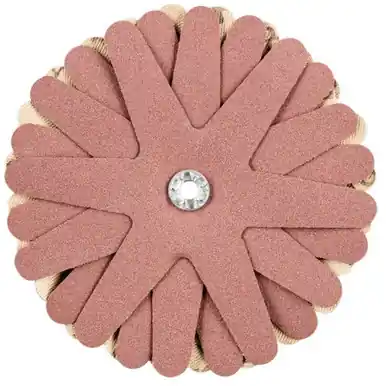 PFERD 44042 4" POLISTAR-TUBE A/0 180 Grit 5mm Bore, 8 Star Layers (10pk)