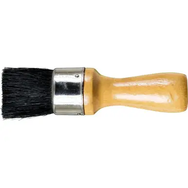 PFERD 89862 1-1/2" Stencil Brush Black China Bristle Fill Wood Handle (12pk)