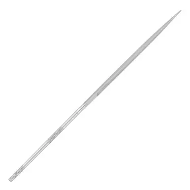 PFERD 12048 6-1/4" Three Square Needle File Knurled Handle, Cut 2 (12pk)