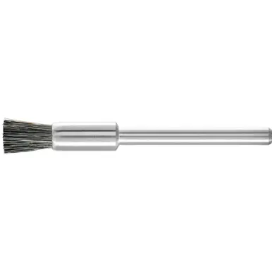 PFERD 83279 1/4" Miniature End Brush 1/8" Stem, Stiff Bristle (36pk)