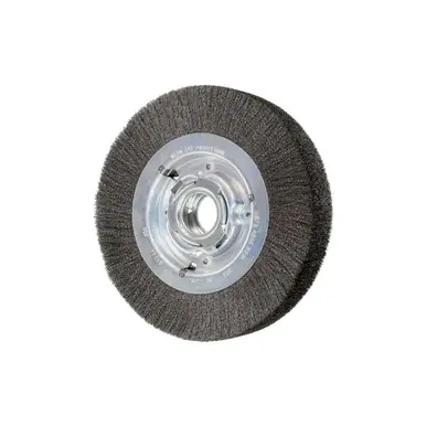 PFERD 81244 8" Crimped Wire Wheel - Wide Face .006 CS Wire, 2" Keyed A.H.