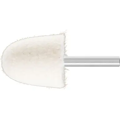 PFERD 48603 Felt Point Radius Cone - 1-1/4" x 1-3/8" 1/4" Shank, Medium Grade (10pk)