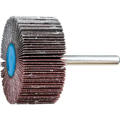 PFERD 45240 2" x 1" Mounted Flap Wheel 1/4" Shank - Aluminum Oxide - 120 Grit (10pk)