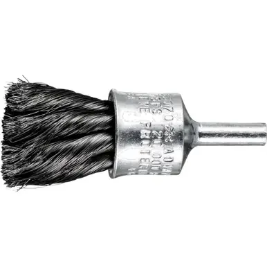 PFERD 83070 3/4" Knot Wire End Brush Flared Cup .006 CS Wire 1/4" Shank (10pk)