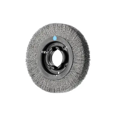 PFERD 81291 8" Crimped Wire Wheel - Wide Face .012 SS Wire, 2" Keyed A.H.