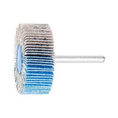 PFERD 45474 2" x 1" Mounted Flap Wheel 1/4" Shank, Aluminum Oxide, 80 Grit, INOX (10pk)