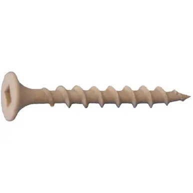 Daggerz ACQDK08212TAN - 8 x 2-1/2" Square Bugle Head Coarse Thread Deck Screws Tan 2500ct